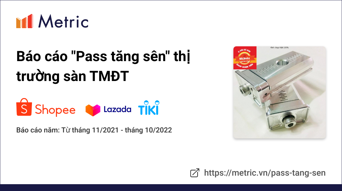 Báo cáo thị trường Pass tăng sên dành cho doanh nghiệp - Cập nhật tháng  10/2023