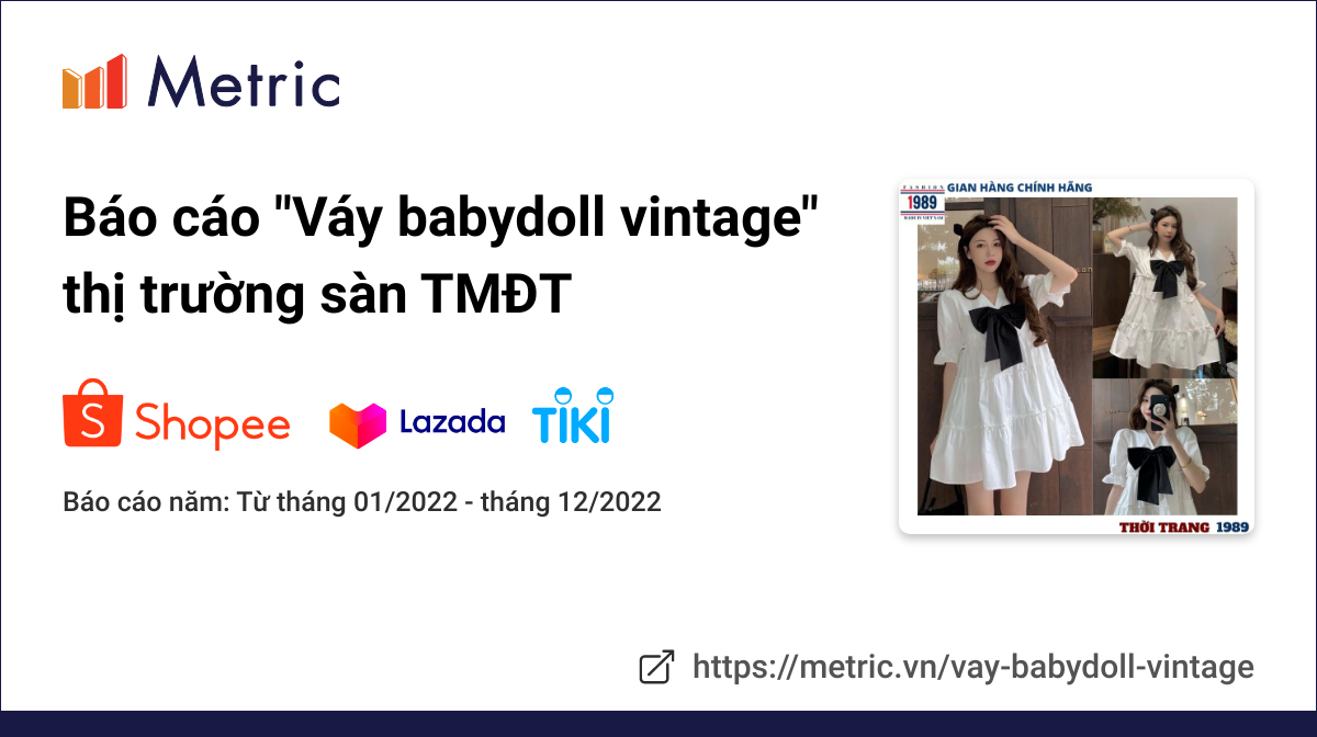 Váy Babydoll Vintage 2 lớp phong cách Hàn Quốc Bầu Bí bon chen được - Tìm  Voucher