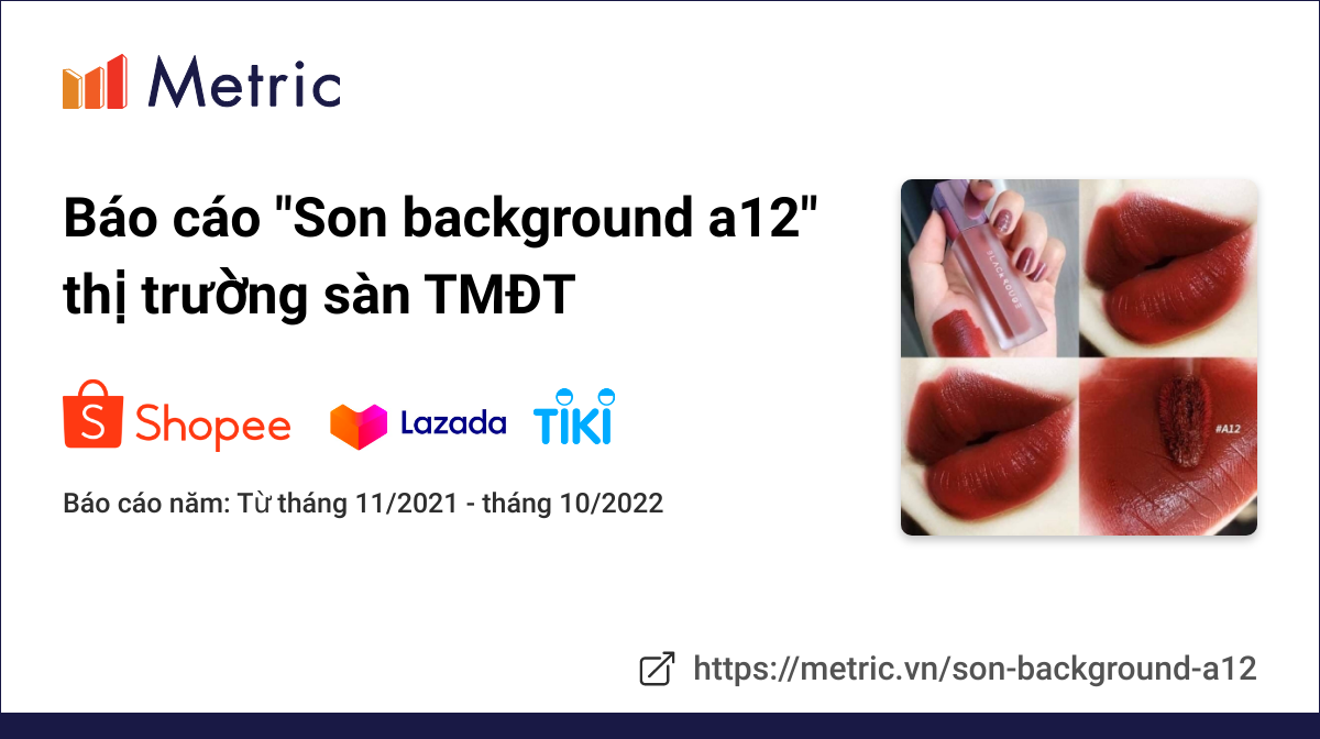 Báo cáo thị trường Son background a12 dành cho doanh nghiệp - Cập nhật  tháng 02/2023