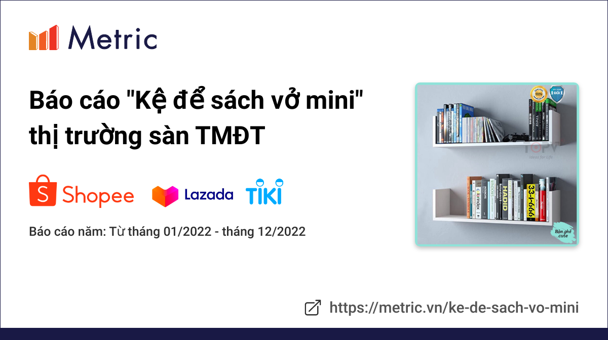 kệ sách treo tường mini