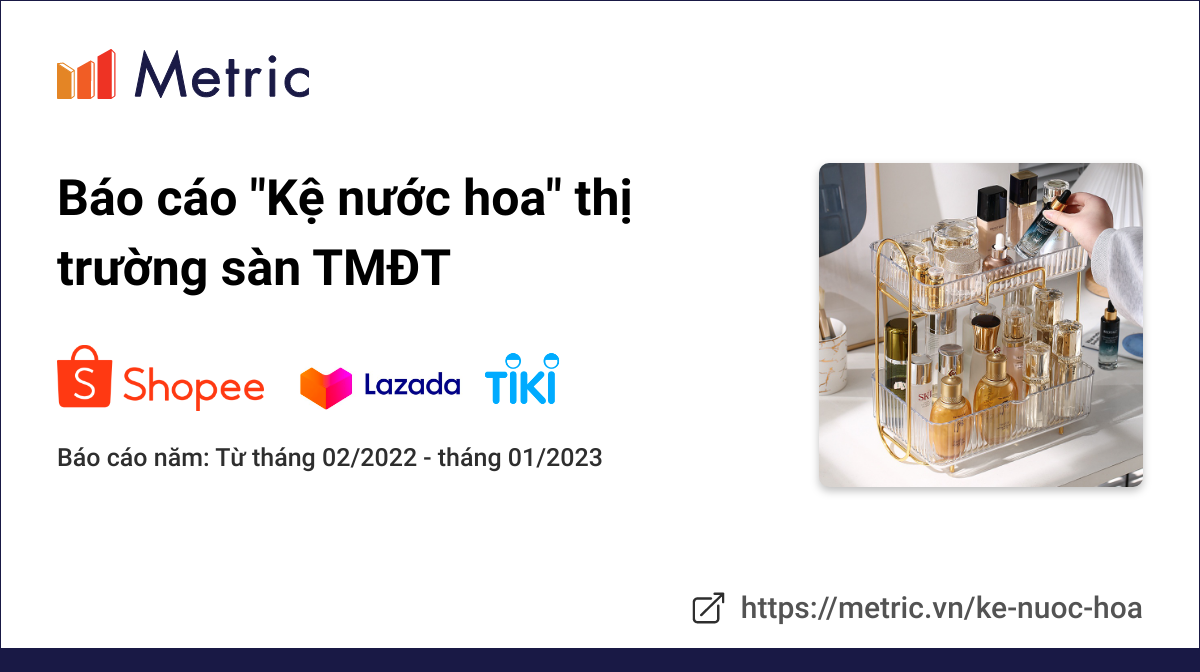 kệ trưng bày mỹ phẩm treo tường