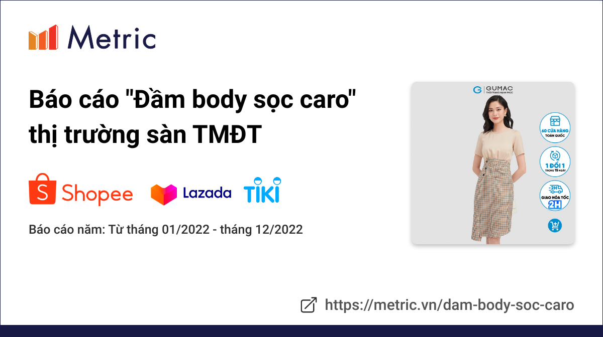 Báo cáo thị trường Đầm body sọc caro dành cho doanh nghiệp - Cập ...