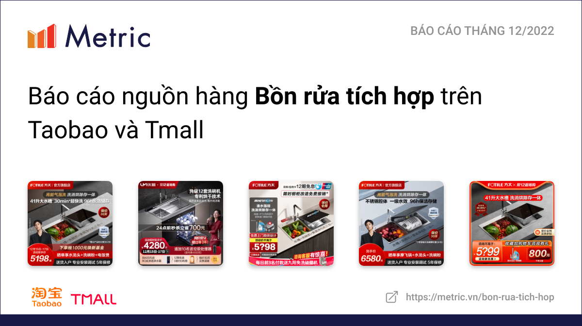 Bồn rửa tích hợp